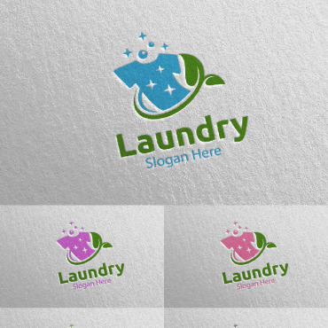 Hangers Washing Logo Templates 112043