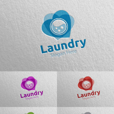 Hangers Washing Logo Templates 112045
