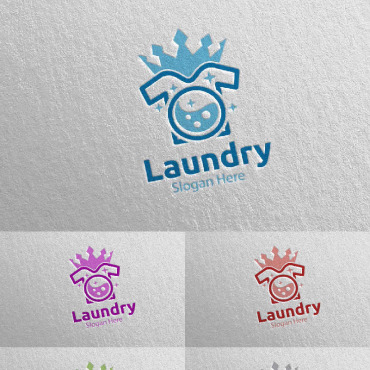 Hangers Washing Logo Templates 112075