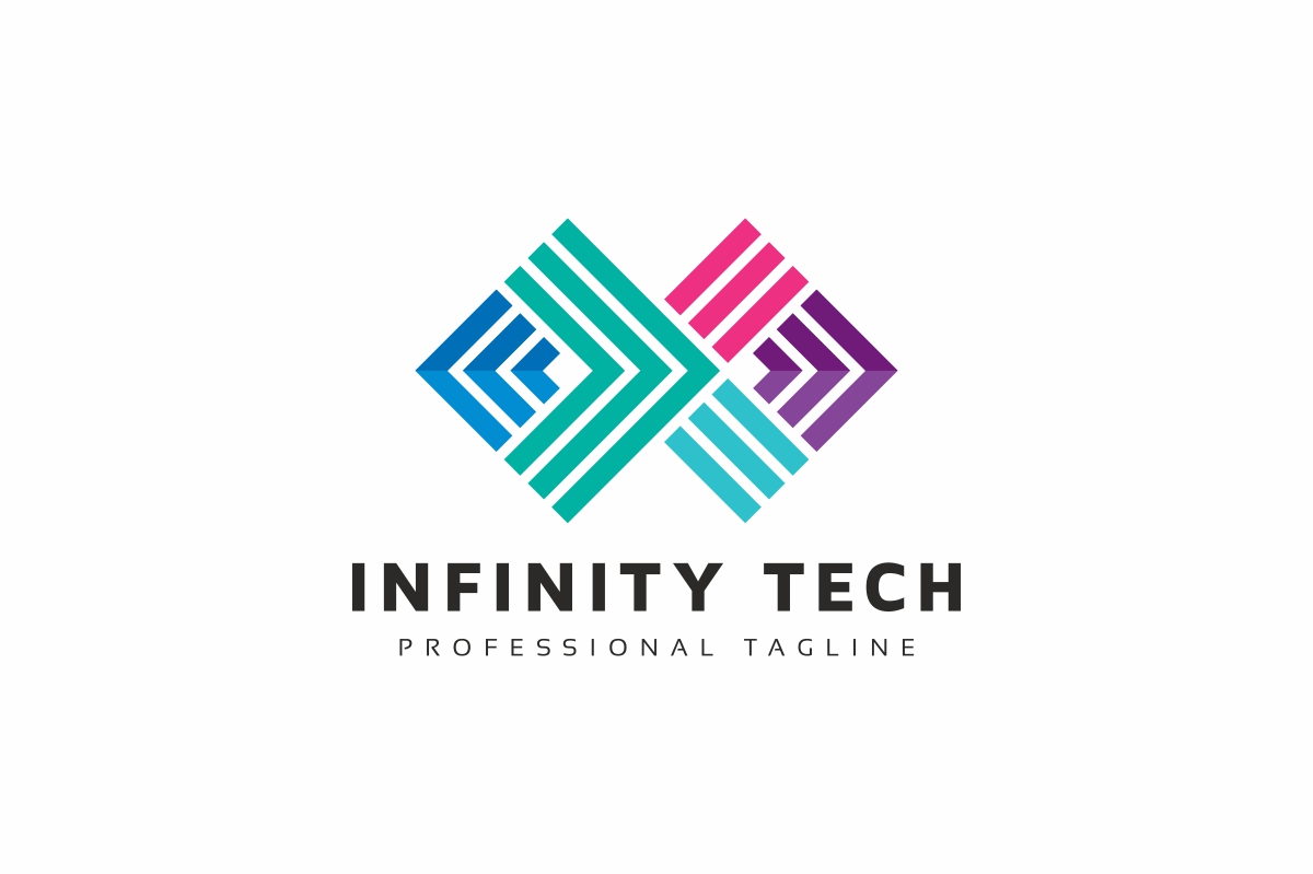 Infinity Tech Colorful Logo Template