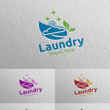 Hangers Washing Logo Templates 112081