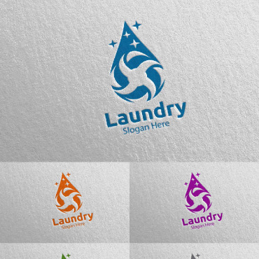 Hangers Washing Logo Templates 112083
