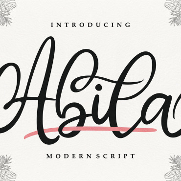 Modern Script Fonts 112087