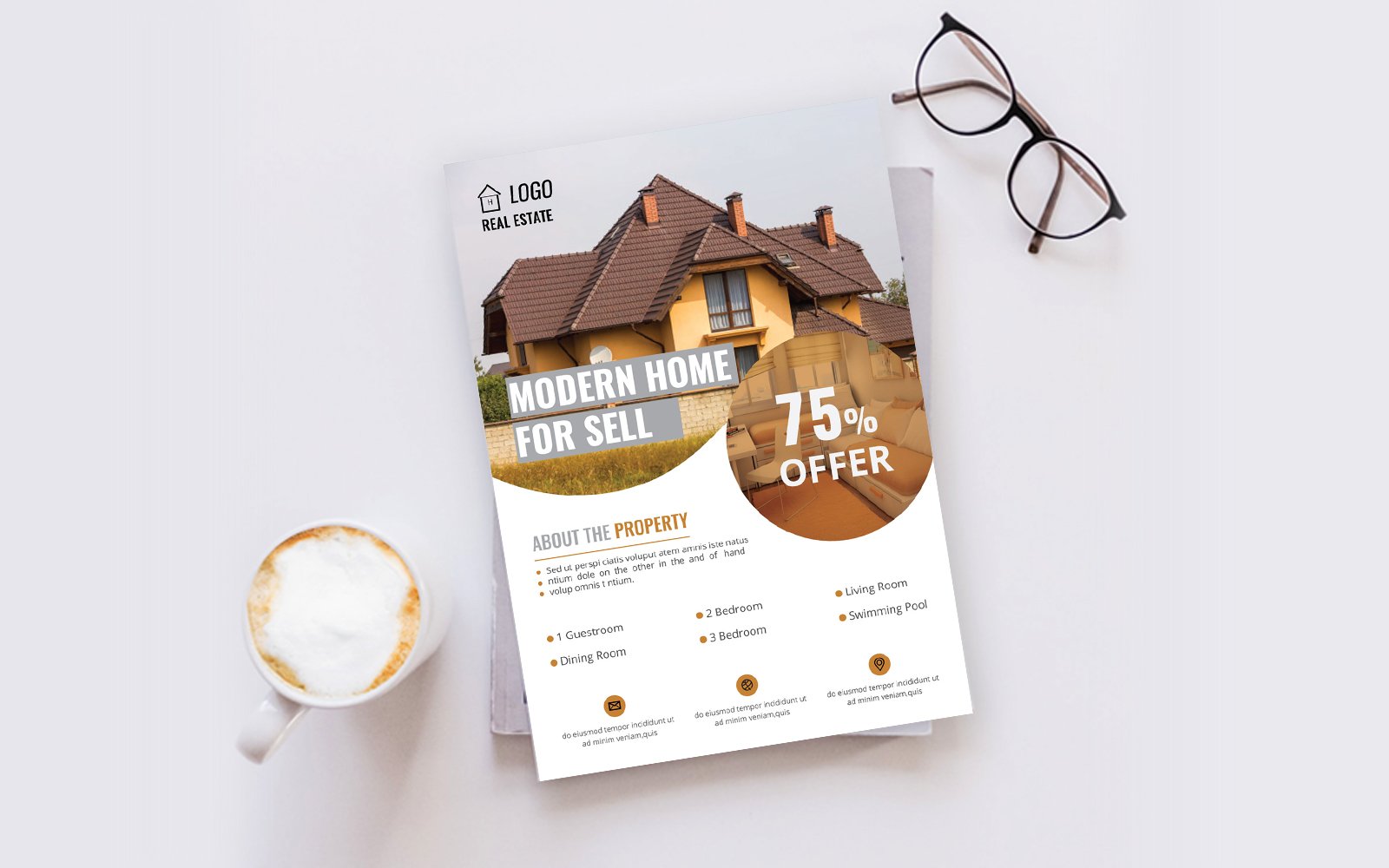 Real Estate Flyer - Corporate Identity Template