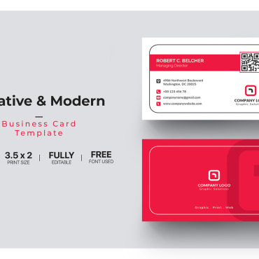 Card Template Corporate Identity 112125