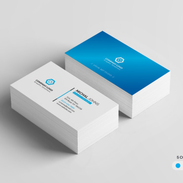 Card Template Corporate Identity 112127