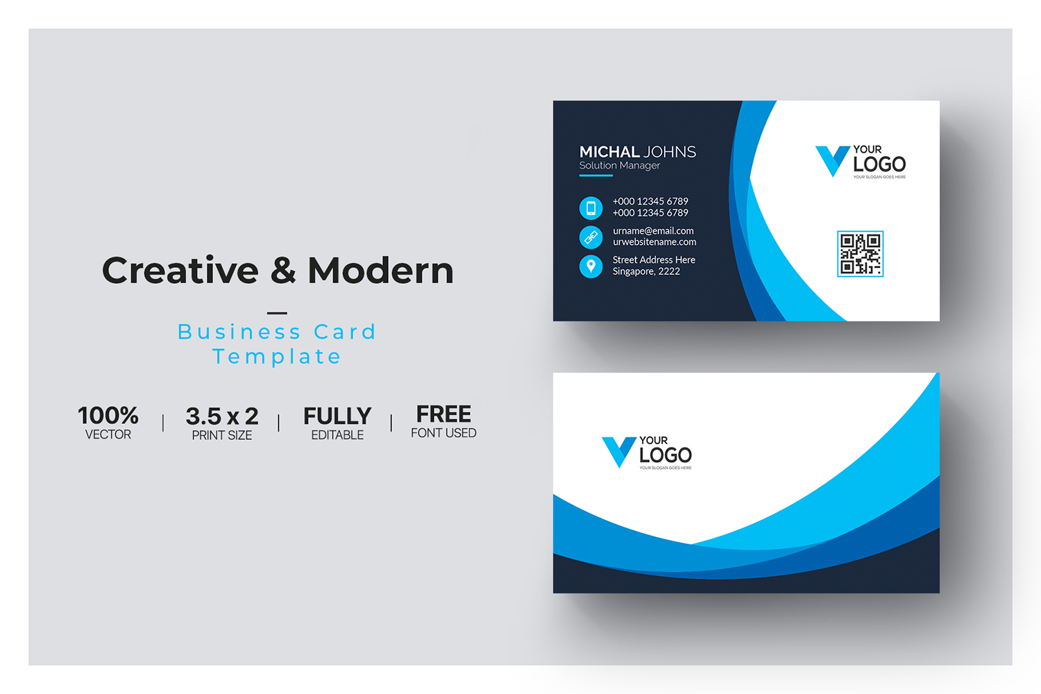 Business Cards - Corporate Identity Template