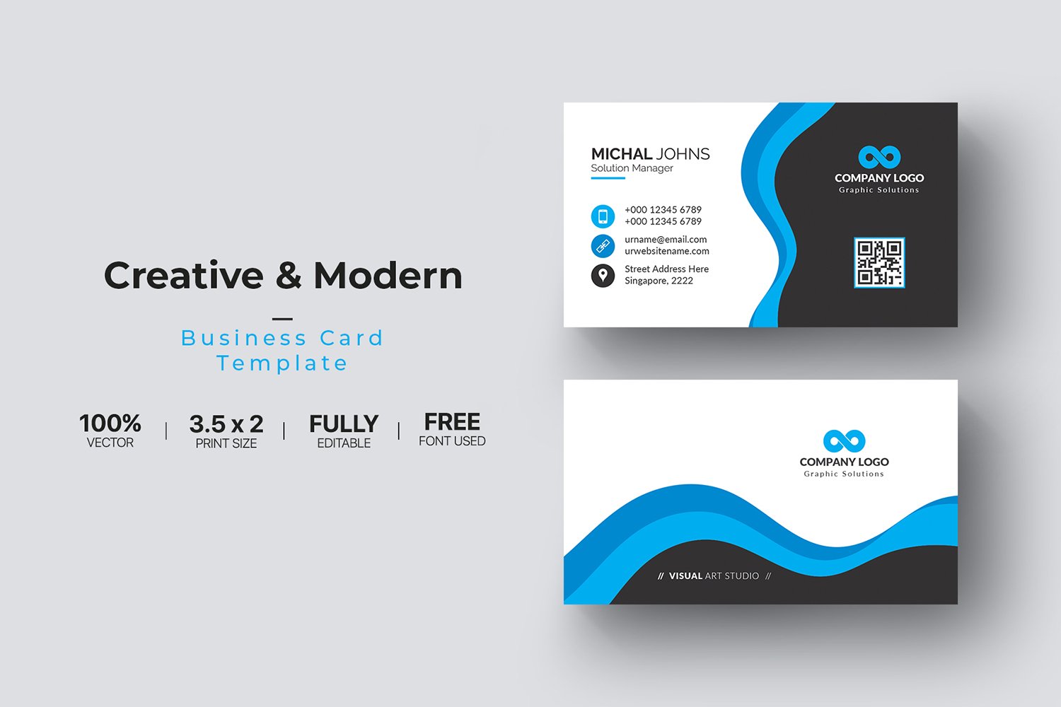 Business Cards - Corporate Identity Template