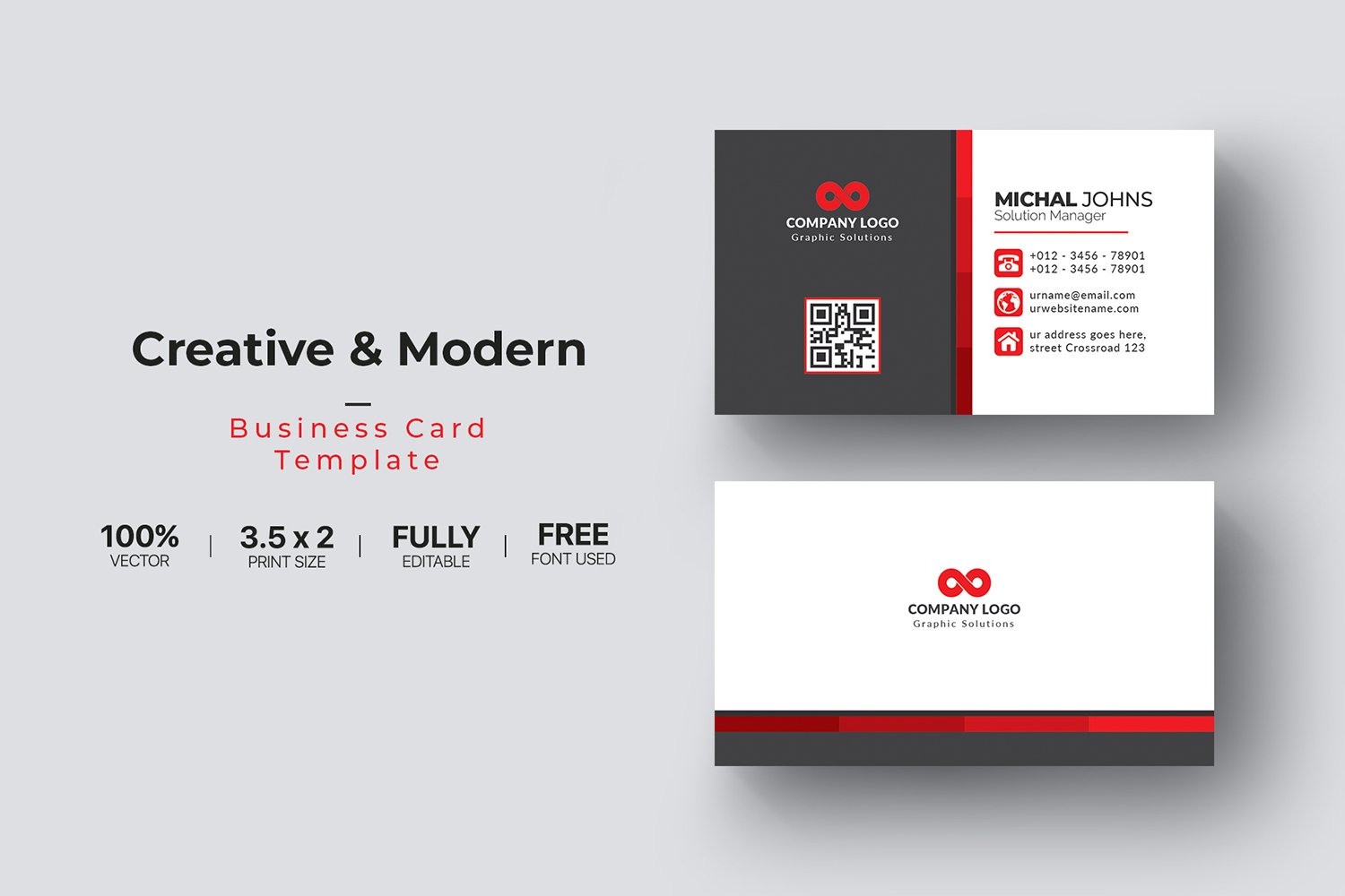 Business Cards - Corporate Identity Template