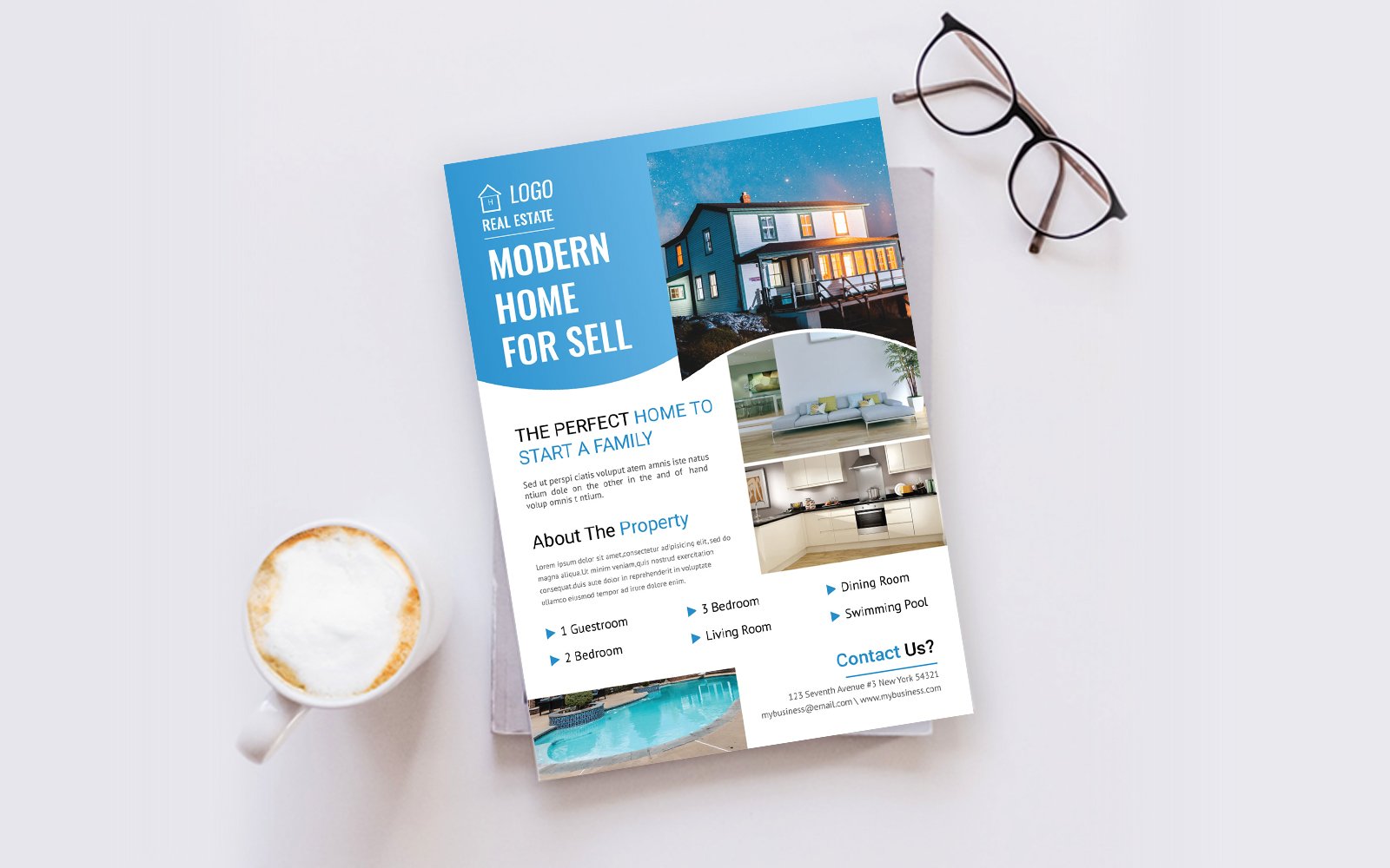 Real Estate Flyer - Corporate Identity Template