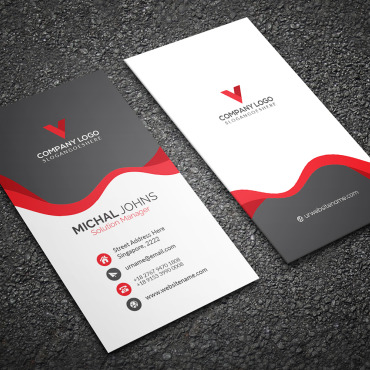 Card Template Corporate Identity 112134