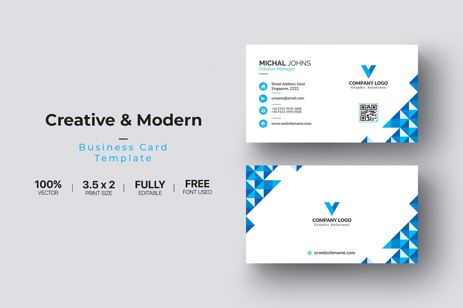 Business Cards - Corporate Identity Template