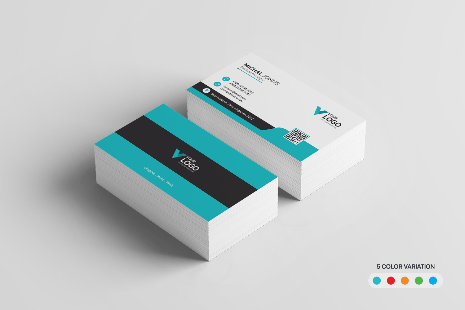 Business Cards - Corporate Identity Template