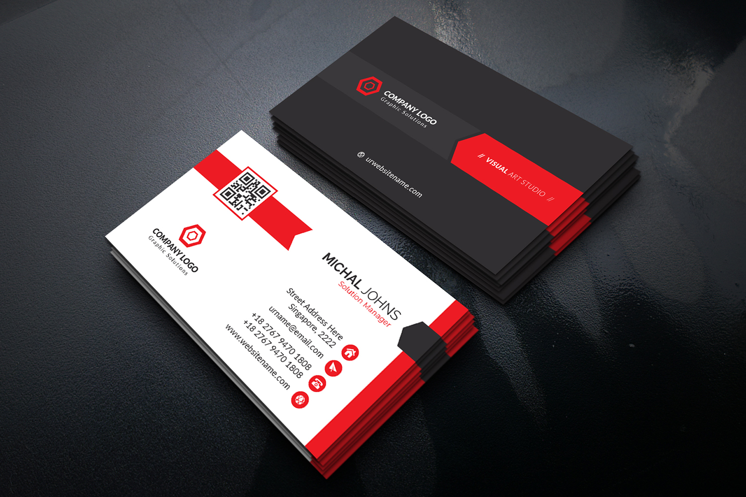 Business Cards - Corporate Identity Template