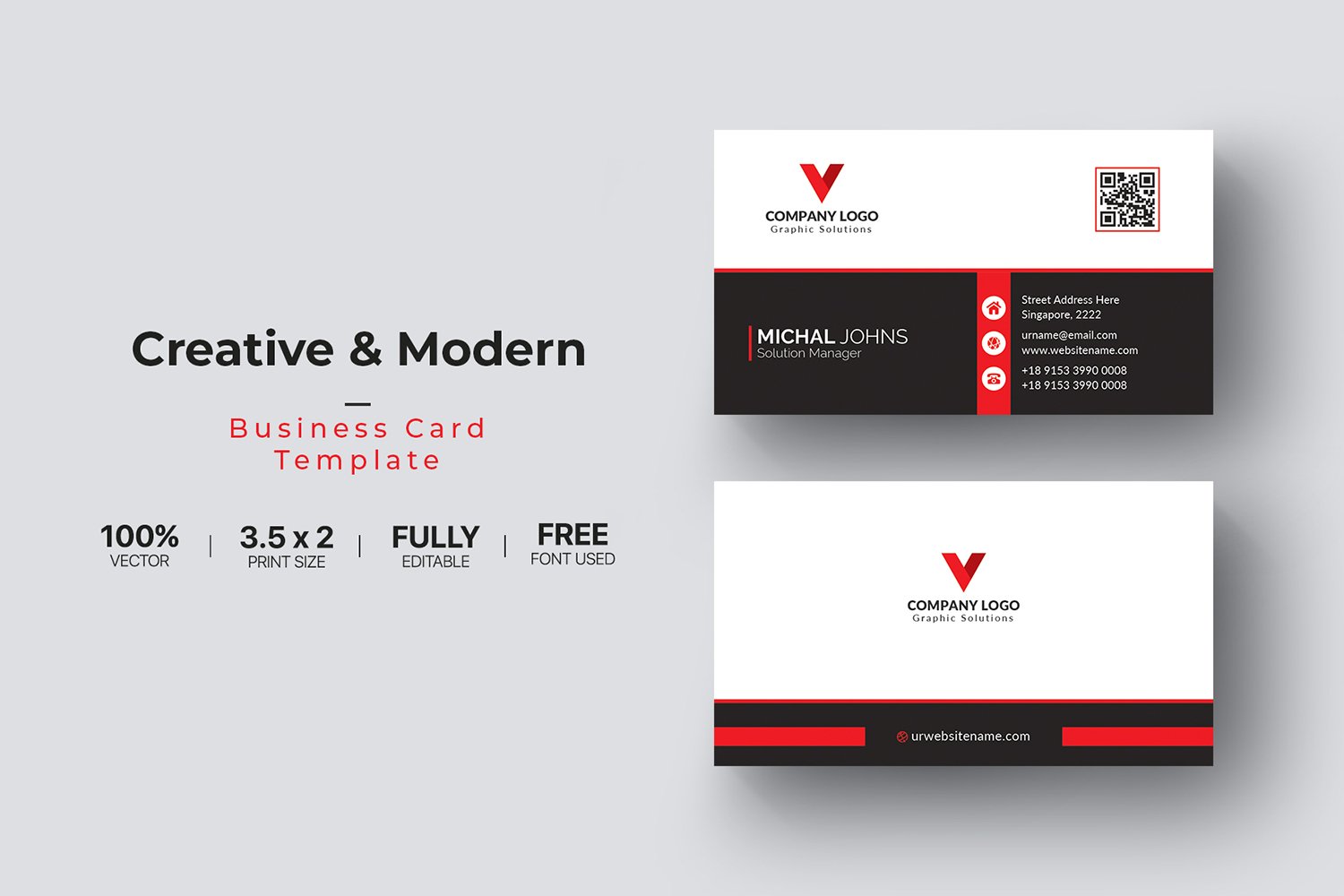 Business Cards - Corporate Identity Template