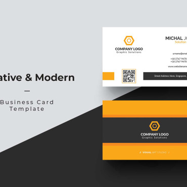 Card Template Corporate Identity 112151