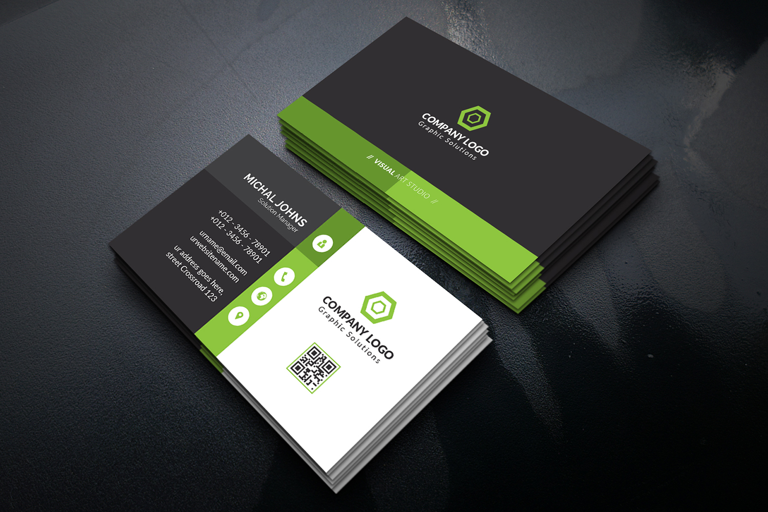 Business Cards - Corporate Identity Template