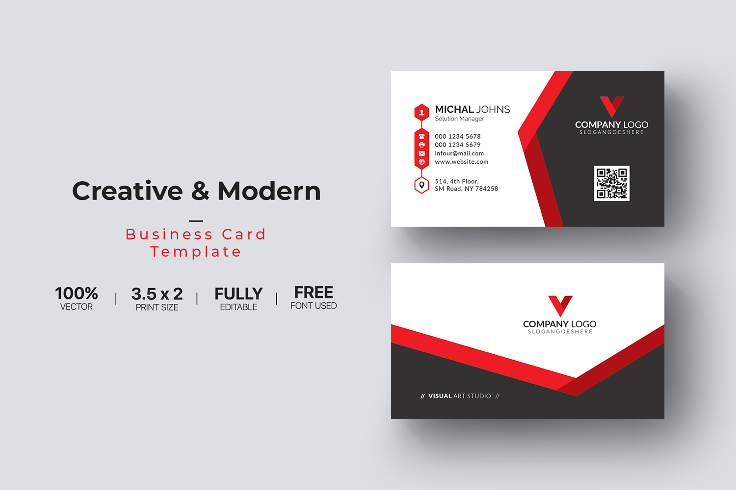 Business Cards - Corporate Identity Template