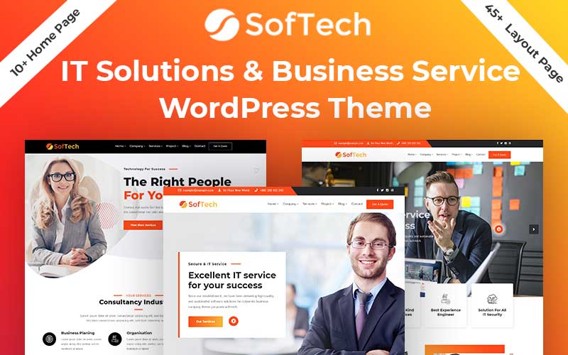 Softech - IT Solution & Business Service WordPress Theme