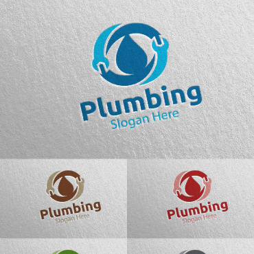 Plumbing Plumber Logo Templates 112232