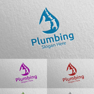 Plumbing Plumber Logo Templates 112239