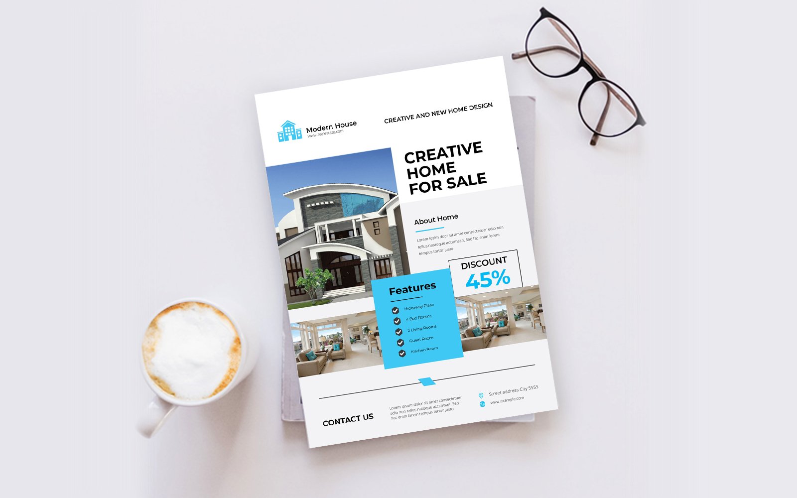 Real Estate Flyer - Corporate Identity Template