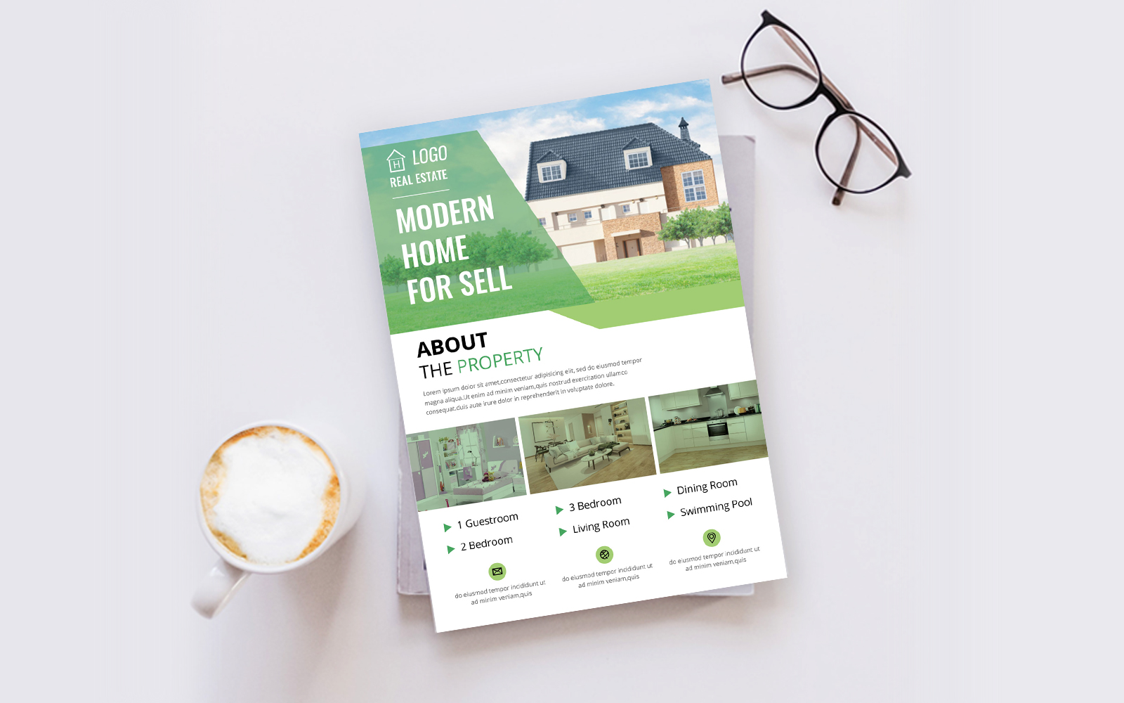 Real Estate Flyer - Corporate Identity Template