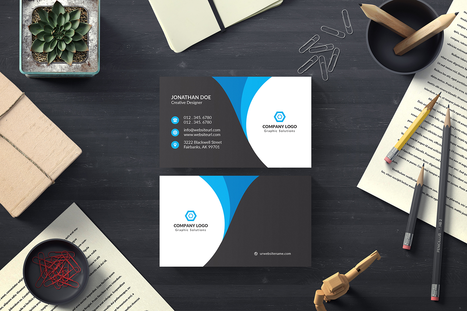 Business Cards - Corporate Identity Template