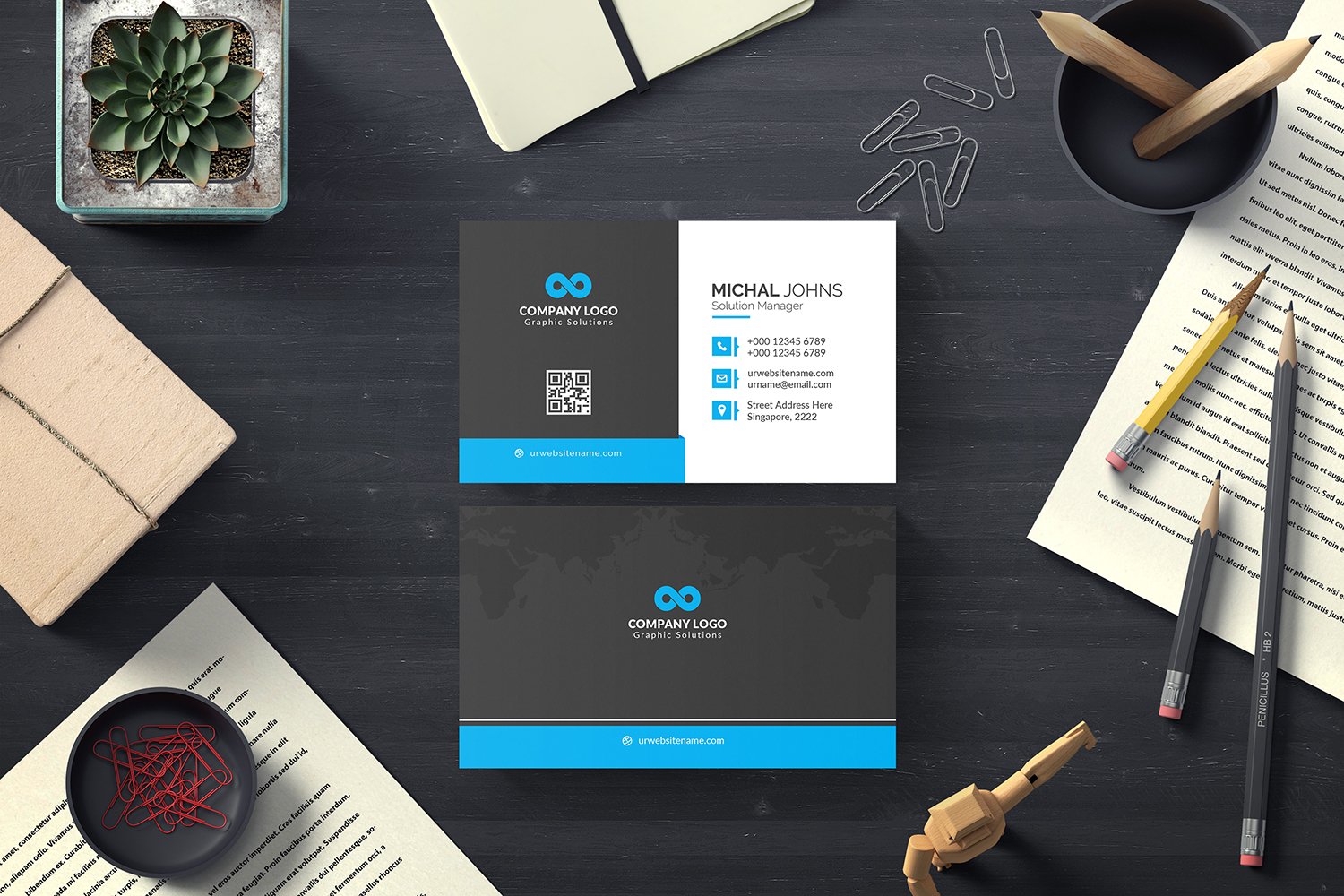 Business Cards - Corporate Identity Template