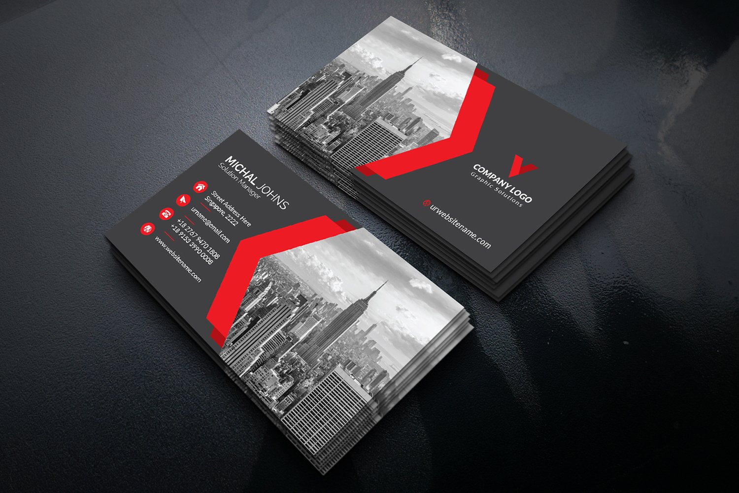 Business Cards - Corporate Identity Template