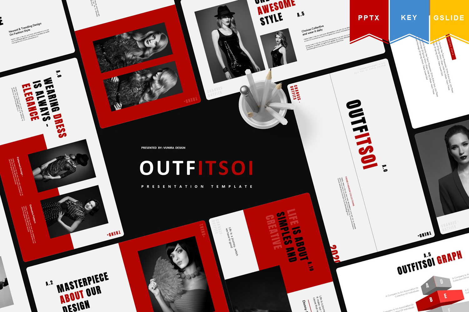 Outfitsoi | Keynote,Googleslide PowerPoint template