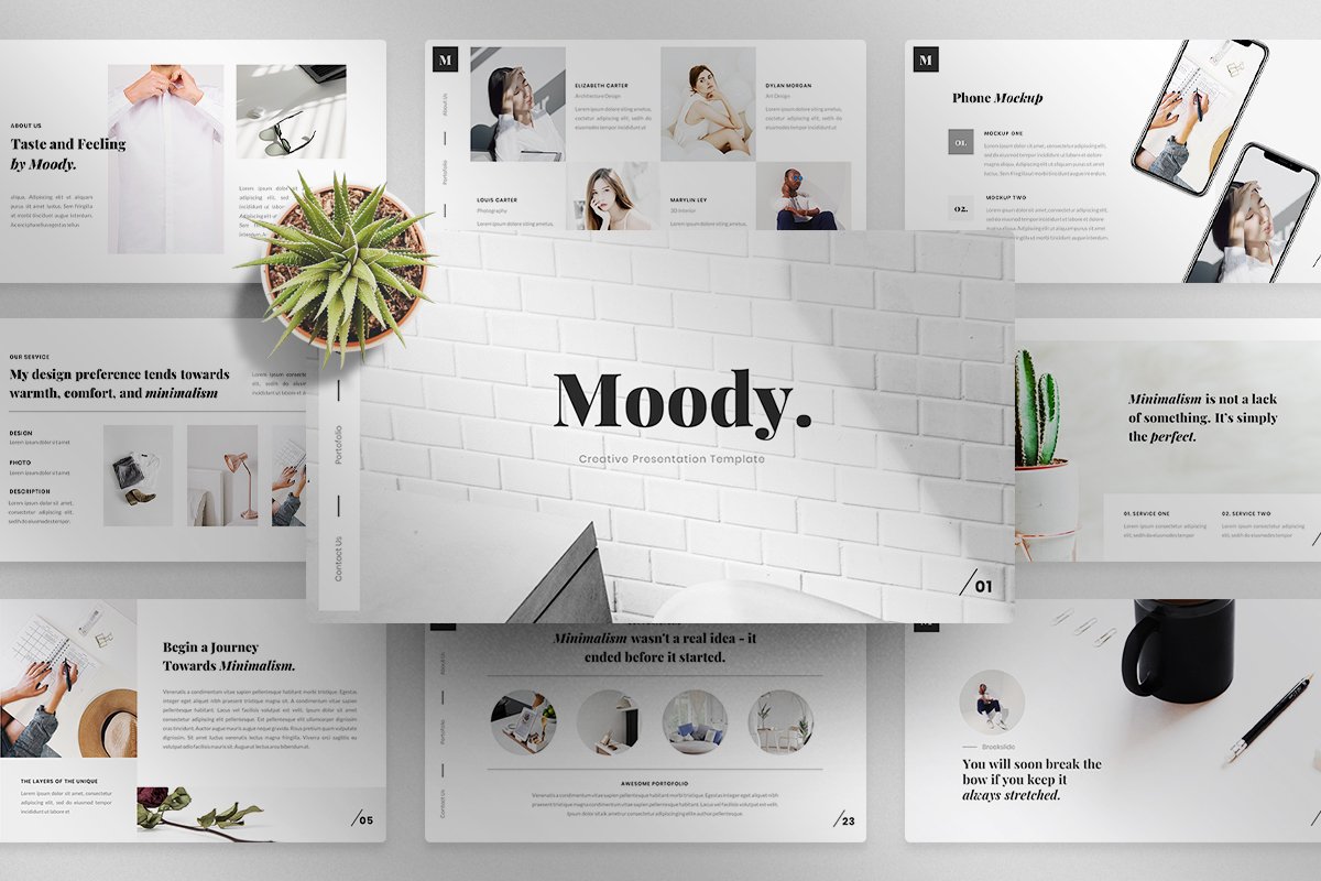 Moody - Creative Google Slides
