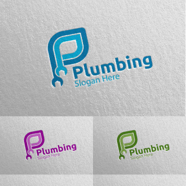 Plumbing Plumber Logo Templates 112370