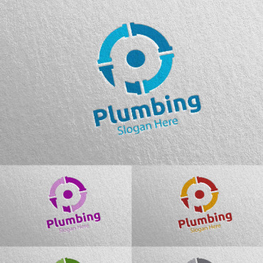 Plumbing Plumber Logo Templates 112371