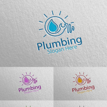 Plumbing Plumber Logo Templates 112373