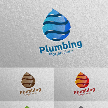 Plumbing Plumber Logo Templates 112374