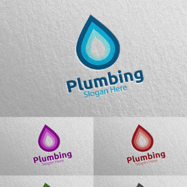 Plumbing Plumber Logo Templates 112378