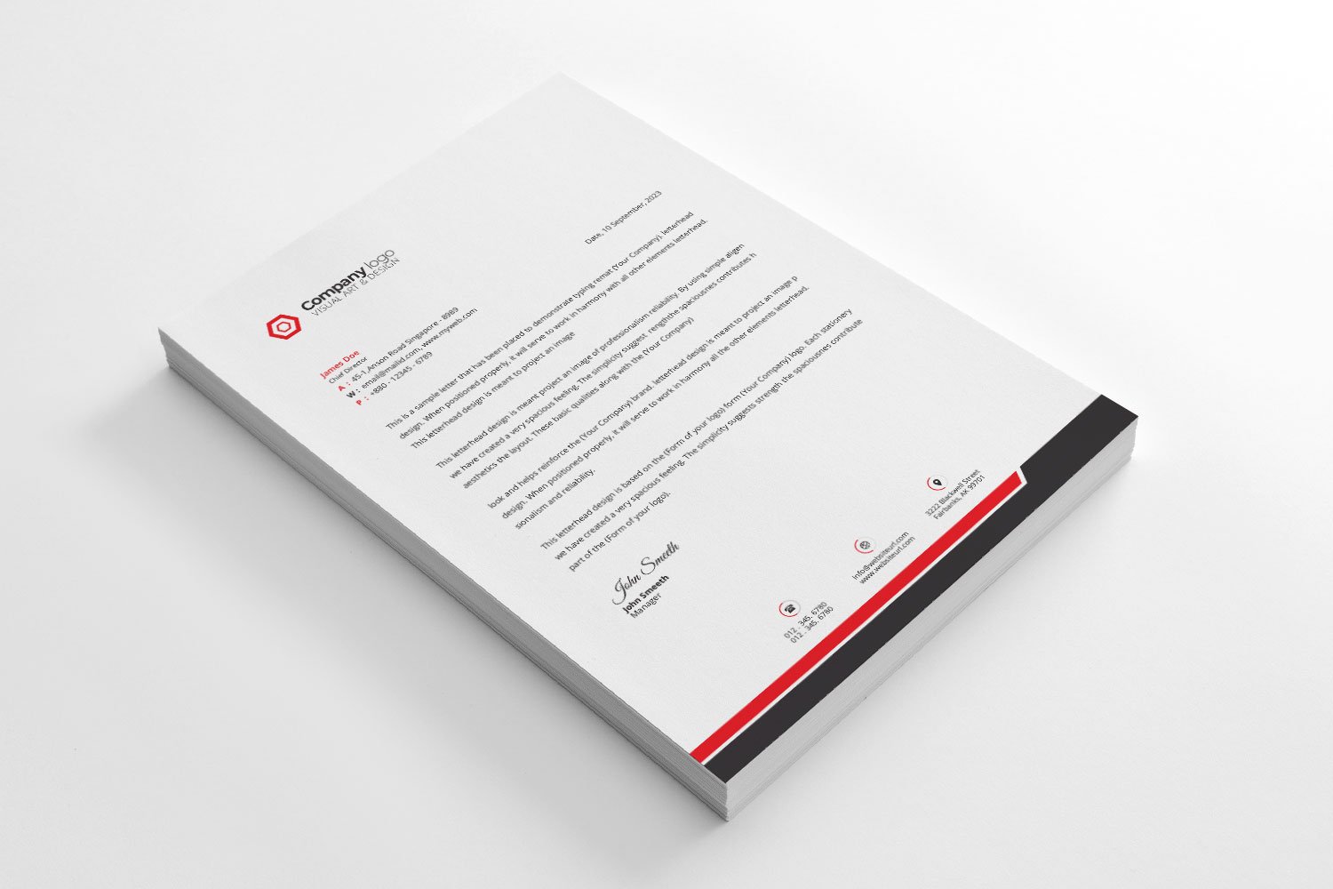 Letterhead - Corporate Identity Template