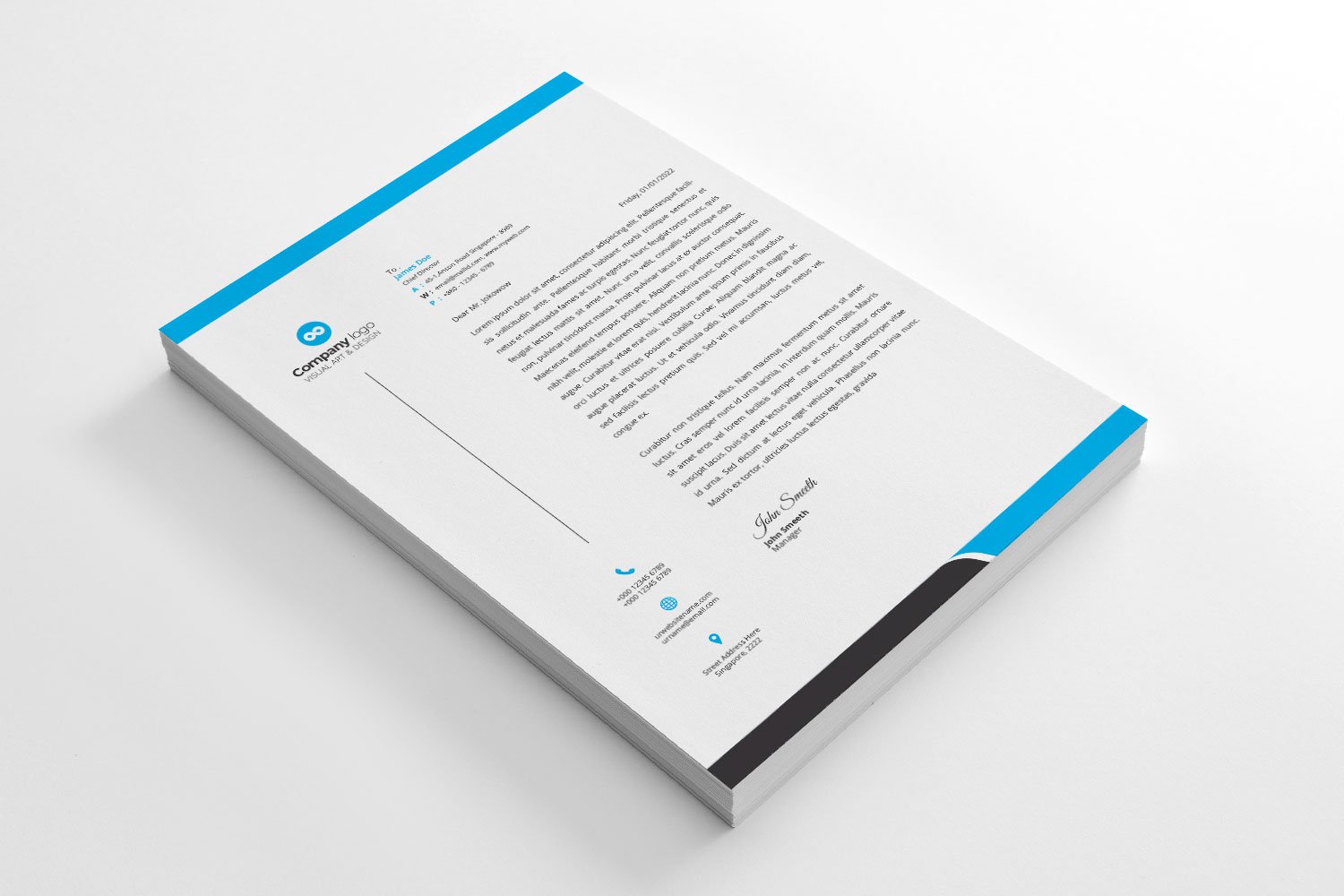 Letterhead - Corporate Identity Template