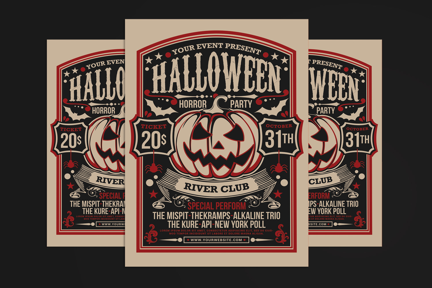 Halloween Horror Night Party - Corporate Identity Template
