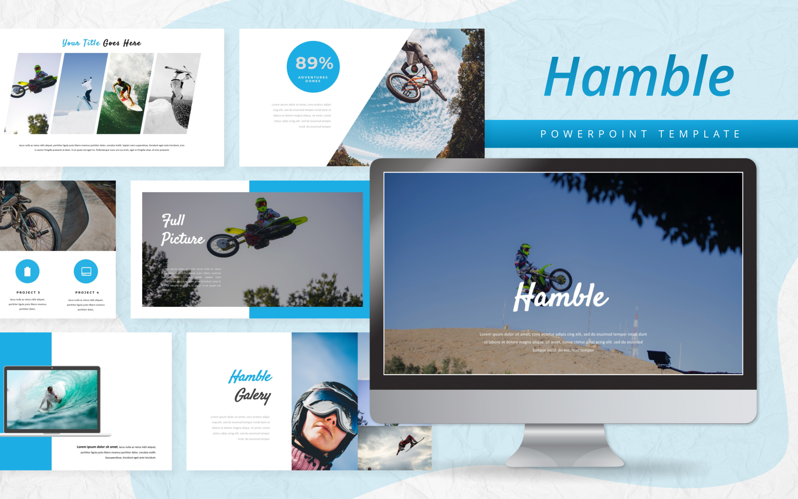 Hamble - Sport PowerPoint template