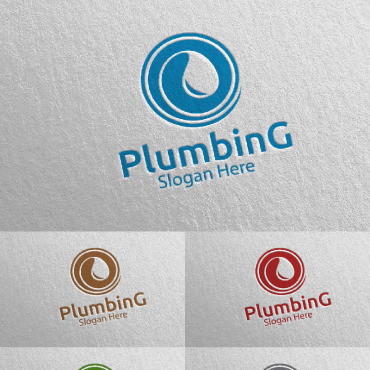 Plumbing Plumber Logo Templates 112464