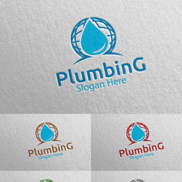 Plumbing Plumber Logo Templates 112467