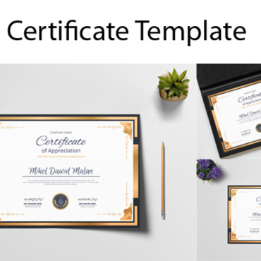 Side Design Certificate Templates 112520