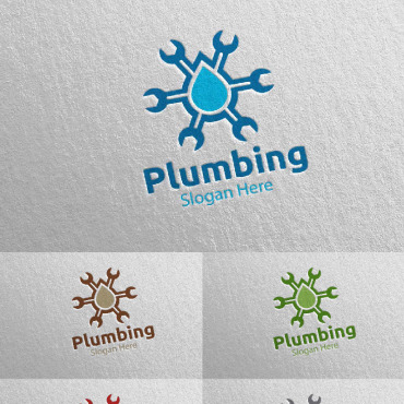 Plumbing Plumber Logo Templates 112535