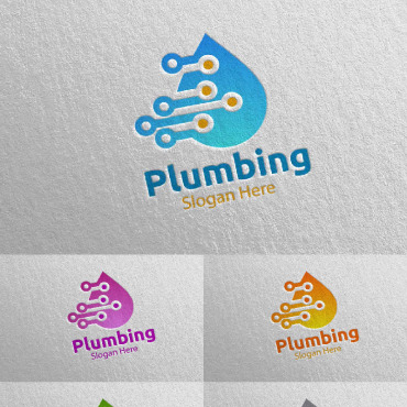 Plumbing Plumber Logo Templates 112536