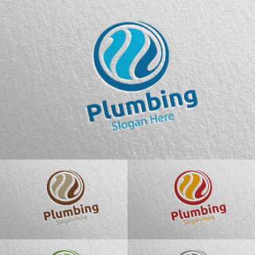 Plumbing Plumber Logo Templates 112537