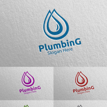 Plumbing Plumber Logo Templates 112538