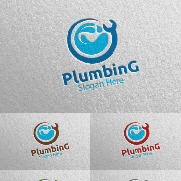 Plumbing Plumber Logo Templates 112539