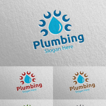 Plumbing Plumber Logo Templates 112542